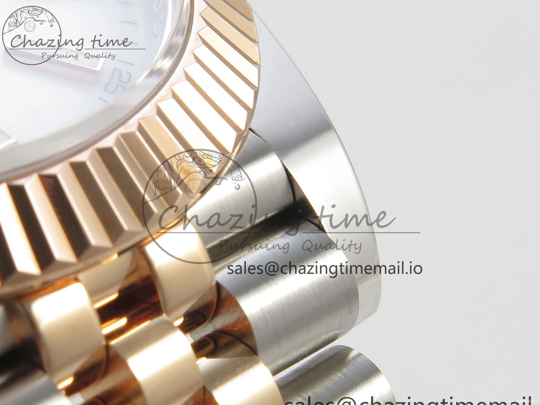 0520 DateJust 41 126331 SS RG ARF 1:1 Best Edition White Stick Dial on Jubilee Bracelet SH3235 (Weighted) StreetReady 199
